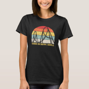 Vintage Retro Roller Coaster Amusement Park Tee