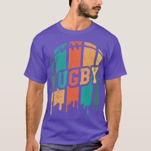 Vintage Retro Rugby Player Rugby Fan Rugby Coach  T-Shirt