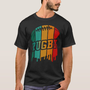 Vintage Retro Rugby Player Rugby Fan Rugby Coach T-Shirt
