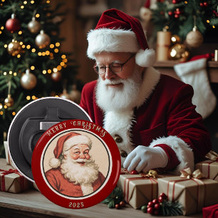 Vintage Retro Santa Bottle Opener