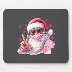 Vintage Retro Santa Christmas Bubble Gum Nk Sungle Mouse Mat