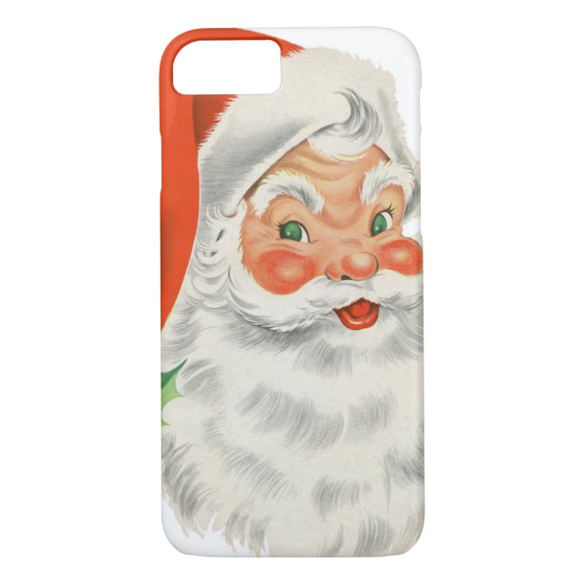 Vintage Retro Santa Claus Case-Mate iPhone Case (Back)