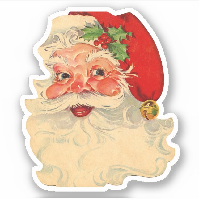 Vintage Retro Santa Claus Christmas (Front)