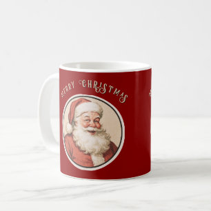 Vintage Retro Santa Coffee Mug