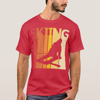 Vintage Retro Skiing T-Shirt