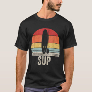 Vintage Retro Stand Up Paddle Board Paddleboarding T-Shirt