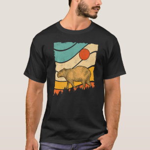 Vintage Retro Style Awesome Wild Giant cavy rodent T-Shirt