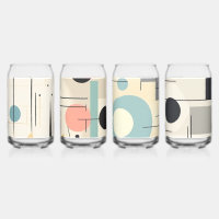 Vintage Retro Style Coke Can Glasses Durable Set