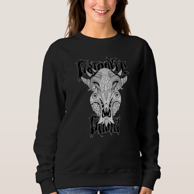 vintage retro style gargoyles sweatshirt (Front)