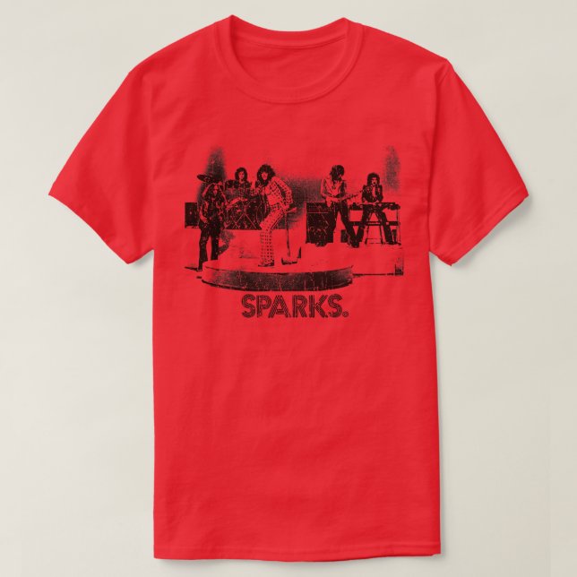 VINTAGE RETRO STYLE Sparks ROck 60s T-Shirt (Design Front)