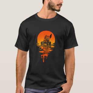 Vintage Retro Style Sprint Car Racing T-Shirt