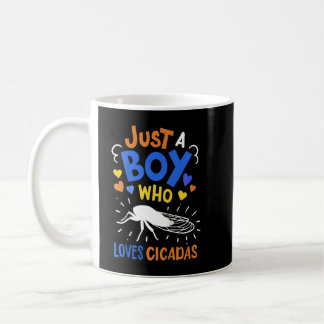 Vintage Retro Style Sunset Cicada Coffee Mug