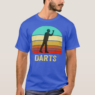 Vintage Retro Style Sunset Darts T-Shirt