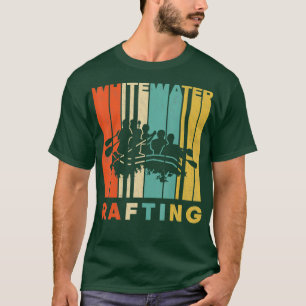 Vintage Retro Style Whitewater Rafting T-Shirt