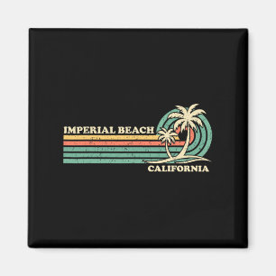 Vintage Retro Summer Vacation California Imperial Magnet