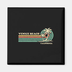 Vintage Retro Summer Vacation California Venice Be Magnet