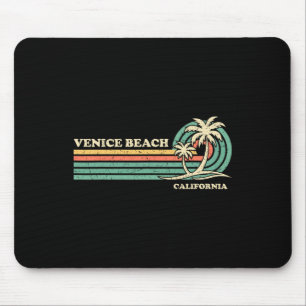 Vintage Retro Summer Vacation California Venice Be Mouse Mat