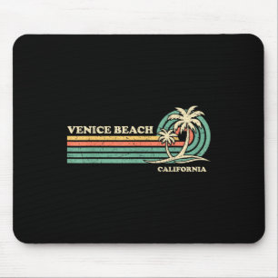 Vintage Retro Summer Vacation California Venice Be Mouse Mat