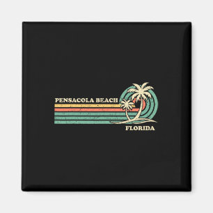 Vintage Retro Summer Vacation Florida Pensacola Be Magnet