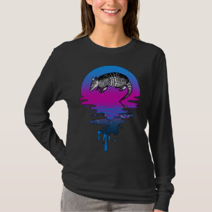 Vintage Retro Sunset Armadillo T-Shirt