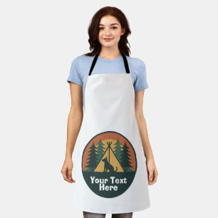Vintage Retro Sunset Dad and Grandpa Personalised Apron