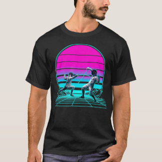 Vintage Retro Sunset Fencing  T-Shirt