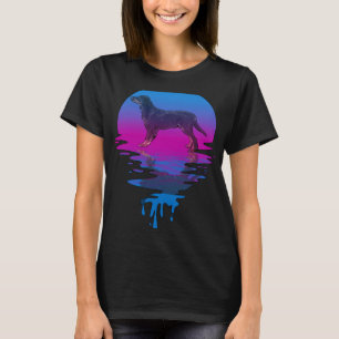 Vintage Retro Sunset Gordon Setter T-Shirt