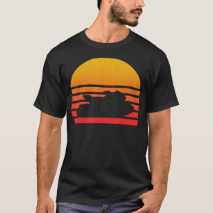 Vintage Retro Sunset Jet Ski  T-Shirt