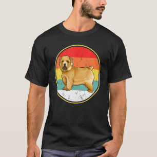 Vintage Retro Sunset Norwich Terrier Dog T-Shirt