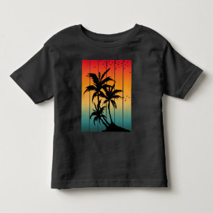 VINTAGE RETRO SUNSET PALM TREES T-Shirt