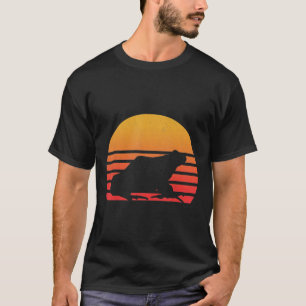 Vintage Retro Sunset Poison Dart Frog T-Shirt