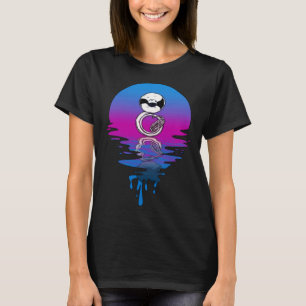 Vintage Retro Sunset Sousaphone Tuba T-Shirt