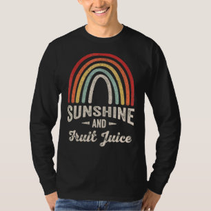Vintage Retro Sunshine And Fruit Juice Summer T-Shirt