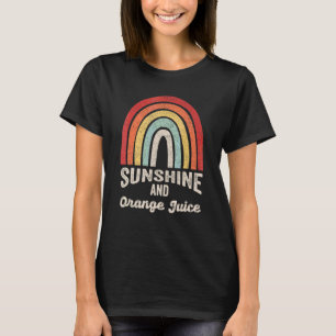 Vintage Retro Sunshine And Orange Juice Summer 3 T-Shirt