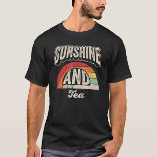 Vintage Retro Sunshine And Tea  Summer T-Shirt
