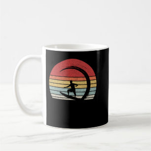 Vintage Retro Surfer Gift Wave Surfing Surf Beach  Coffee Mug