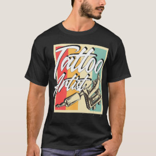 Vintage Retro Tattoo Artist  Style Tattoo Lover Gi T-Shirt