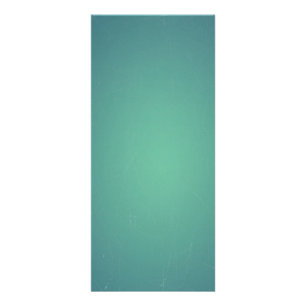 Vintage Retro Teal BlueGreen Turquoise Promotional Rack Card