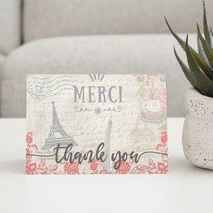 Vintage Retro Thank You Card