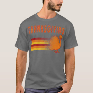 Vintage Retro Thanksgiving Turkey T-Shirt