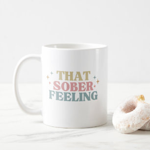 Vintage Retro That Sober Feeling, Custom Name Date Coffee Mug