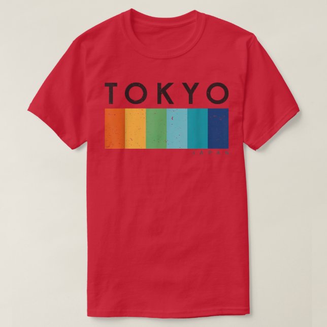Vintage Retro Tokyo Japan Design  T-Shirt (Design Front)