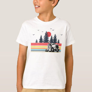 Vintage Retro Truck Driver Gifts For Trucker Dad T-Shirt