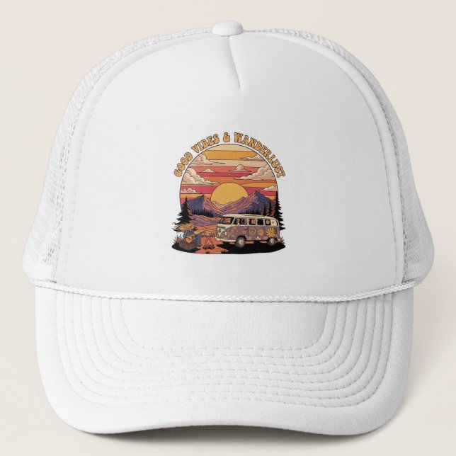 Vintage / Retro Trucker Hat (Front)