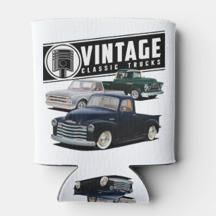 Vintage Retro Trucks Can Cooler