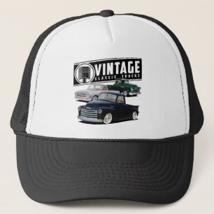 Vintage Retro Trucks Trucker Hat