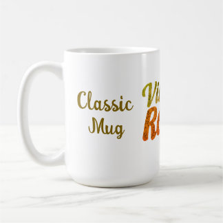 Vintage Retro Typography Design -  Coffee Mug
