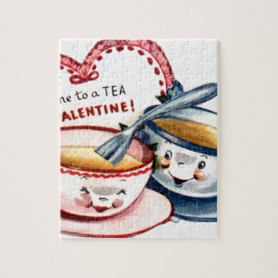 Vintage Retro Valentine's Day Jigsaw Puzzle