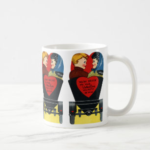 Vintage Retro Valentine's Day, Love and Romance Coffee Mug