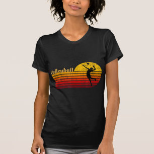 Vintage Retro Volleyball Player Graphic T-Shirt